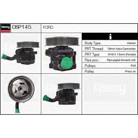 DSP145 - Hydraulic Pump, steering system 