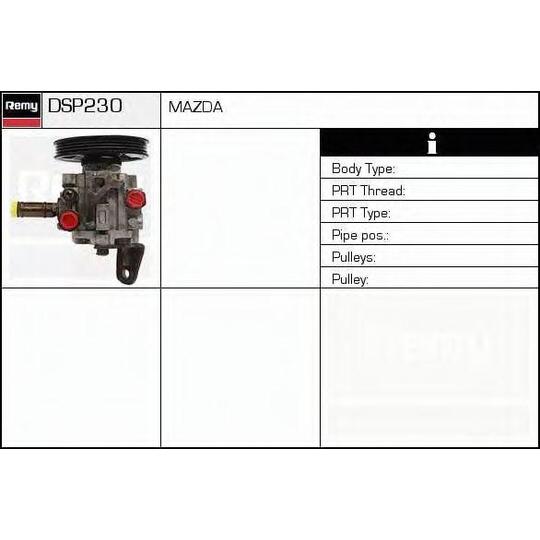 DSP230 - Hydraulic Pump, steering system 