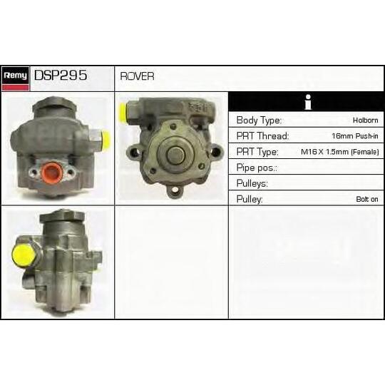 DSP295 - Hydraulic Pump, steering system 