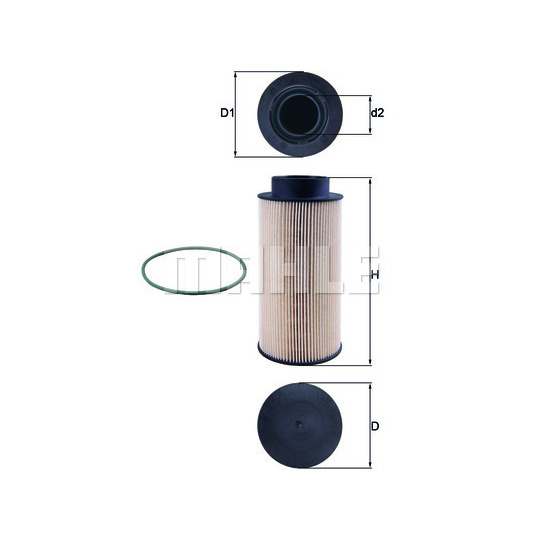KX 182D - Fuel filter 
