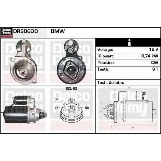 DRS0630 - Startmotor 