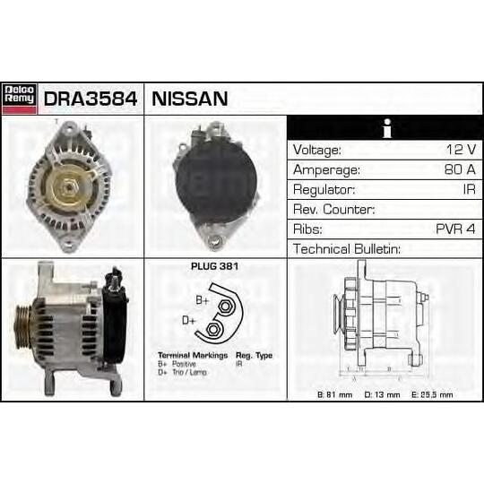 DRA3584 - Generaator 