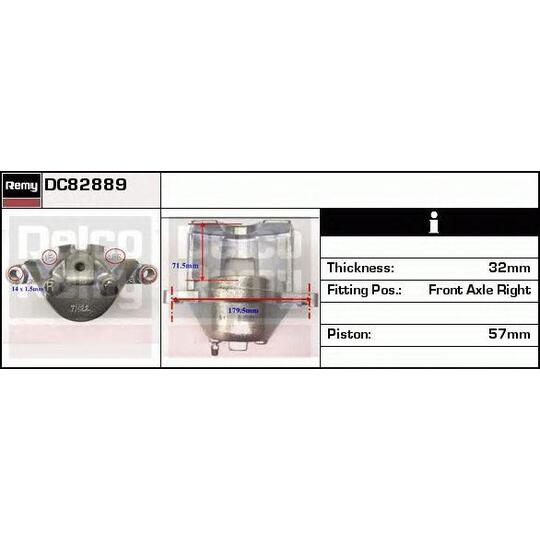 DC82889 - Bromsok 