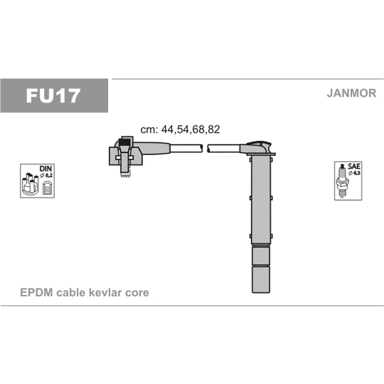 FU17 - Ignition Cable Kit 