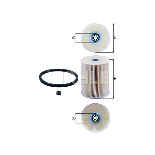KX 231D - Fuel filter 