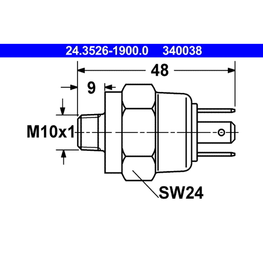 24.3526-1900.0 - Brake Light Switch 