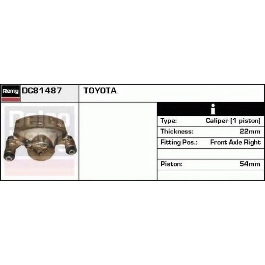 DC81487 - Brake Caliper 