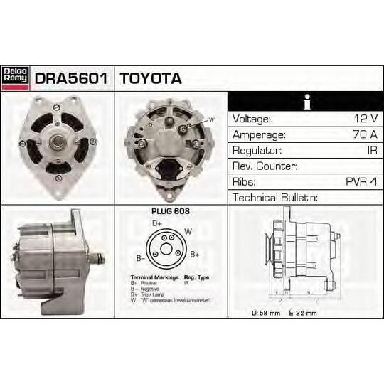 DRA5601 - Alternator 