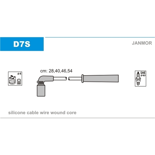 D7S - Ignition Cable Kit 