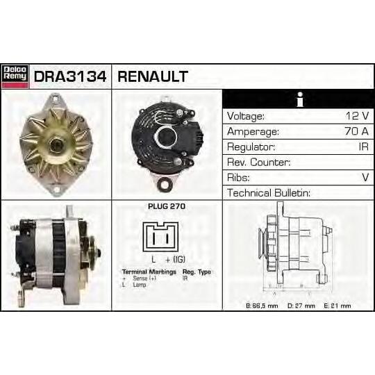 DRA3134 - Laturi 