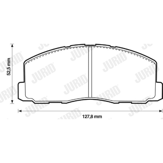 572295J - Brake Pad Set, disc brake 