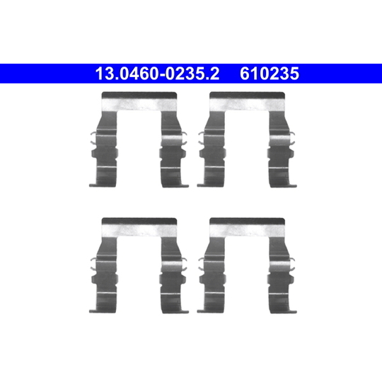 13.0460-0235.2 - Accessory Kit, disc brake pad 