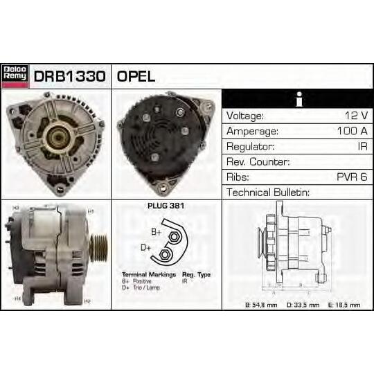 DRB1330 - Alternator 