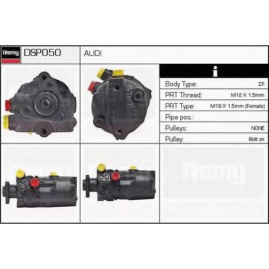 DSP050 - Hydrauliikkapumppu, ohjaus 