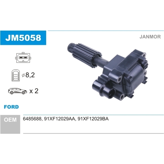 JM5058 - Ignition coil 