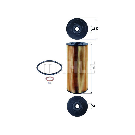 OX 137D - Oil filter 