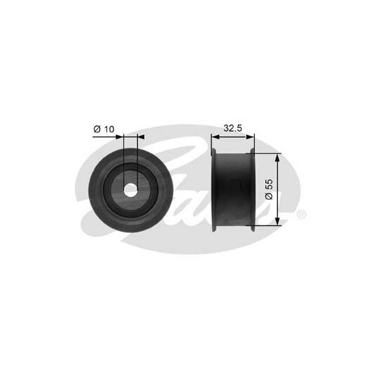 T41101A - Deflection/Guide Pulley, timing belt 