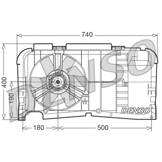 DER21001 - Fan, radiator 