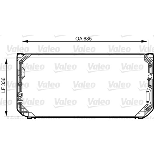 814248 - Condenser, air conditioning 