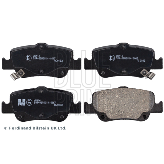 ADT342173 - Brake Pad Set, disc brake 