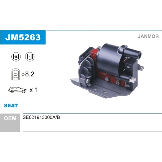 JM5263 - Ignition coil 
