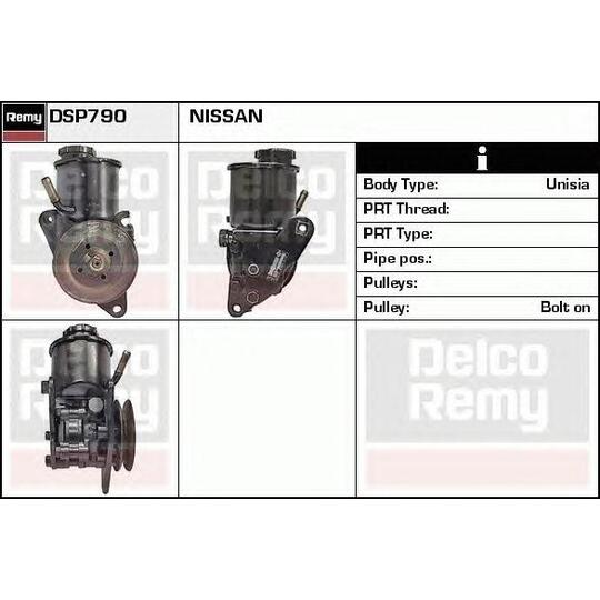 DSP790 - Hydraulic Pump, steering system 