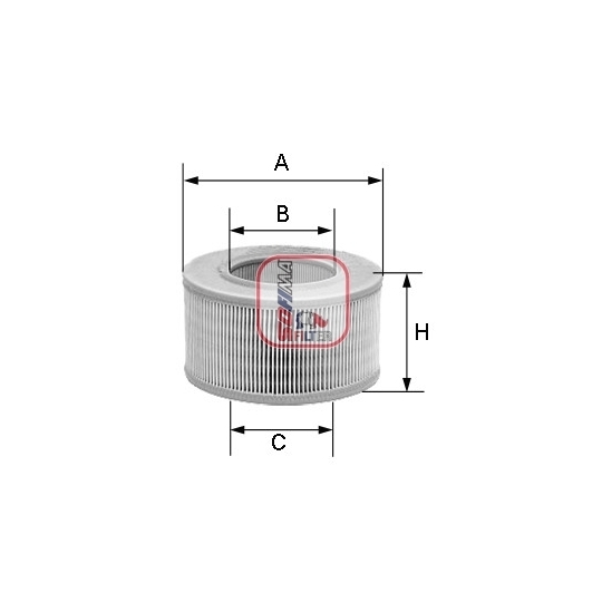 S 3360 A - Air filter 