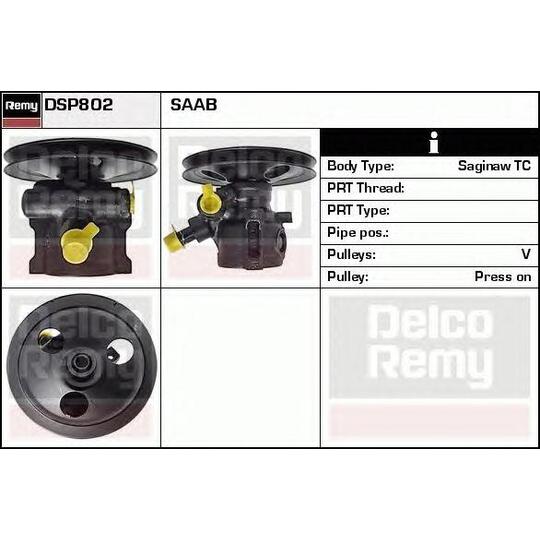 DSP802 - Hydraulic Pump, steering system 