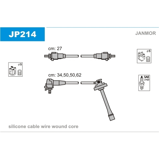 JP214 - Ignition Cable Kit 