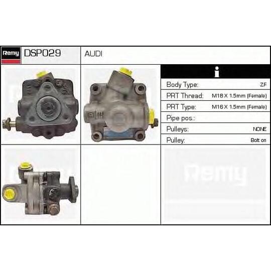 DSP029 - Hydraulic Pump, steering system 