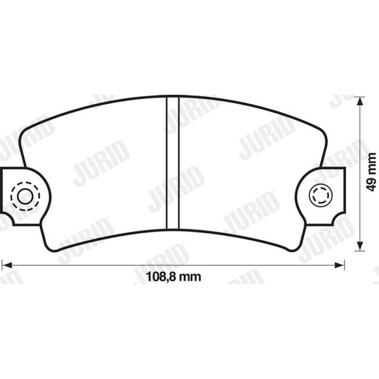 571224J - Brake Pad Set, disc brake 