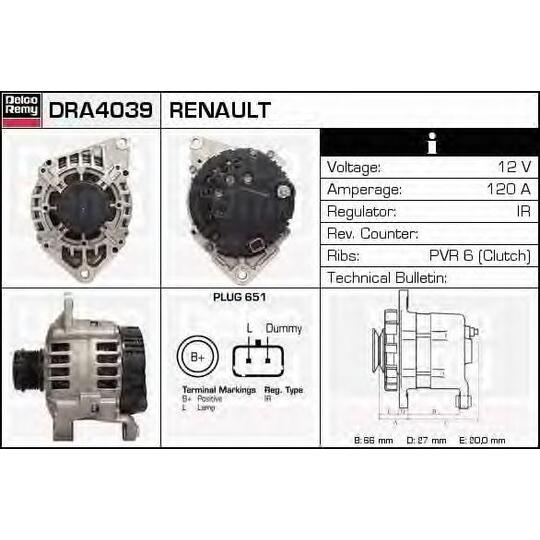 DRA4039 - Generaator 