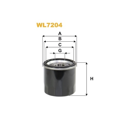 WL7204 - Oil filter 