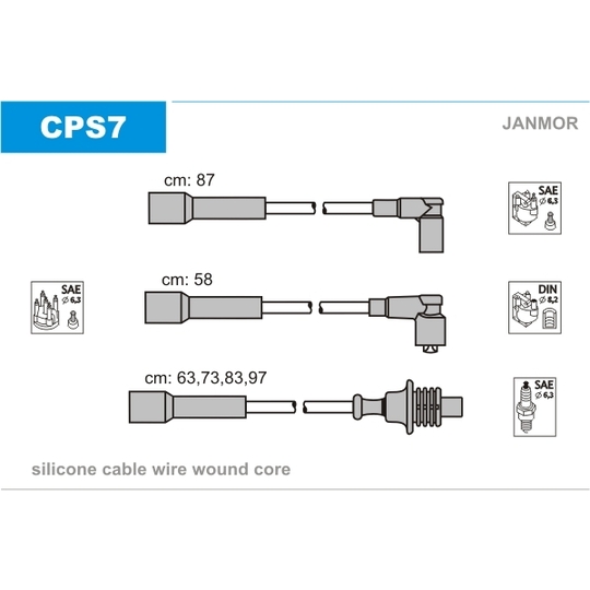 CPS7 - Ignition Cable Kit 