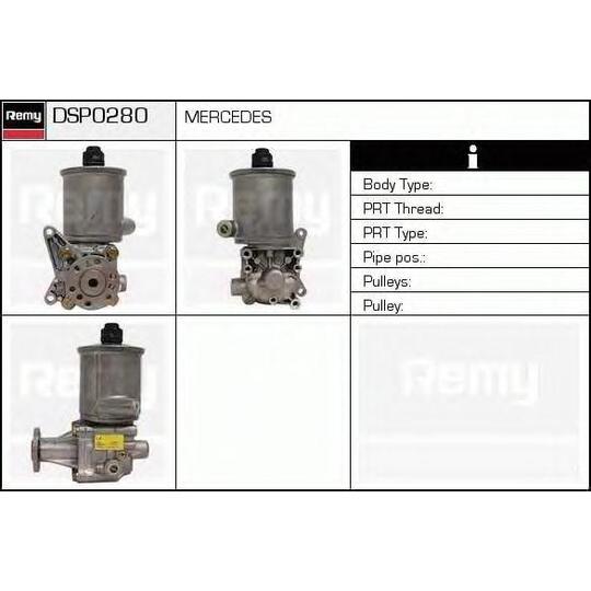 DSP0280 - Hydraulic Pump, steering system 
