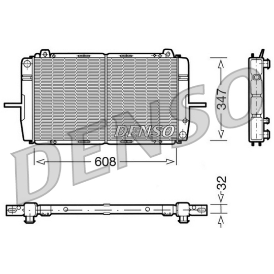 DRM10080 - Radiator, engine cooling 