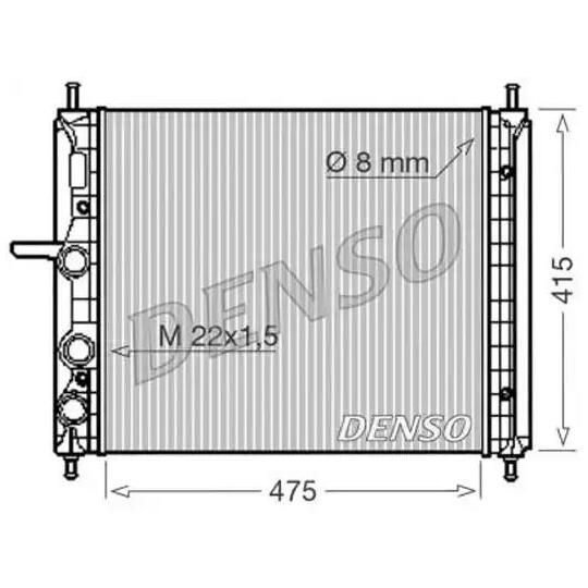 DRM09029 - Radiator, engine cooling 