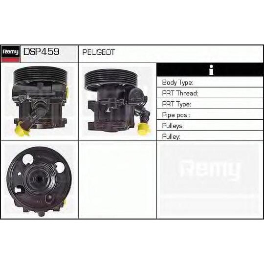 DSP459 - Hydraulic Pump, steering system 