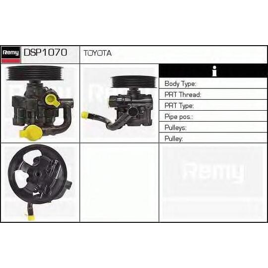 DSP1070 - Hydraulic Pump, steering system 