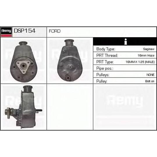 DSP154 - Hydraulic Pump, steering system 