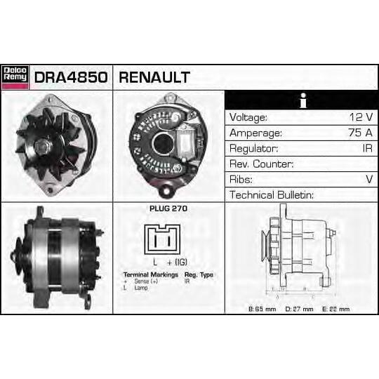 DRA4850 - Generaator 