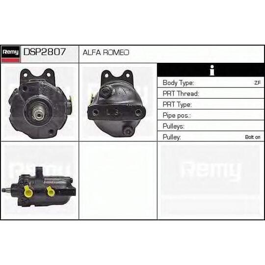 DSP2807 - Hydraulic Pump, steering system 