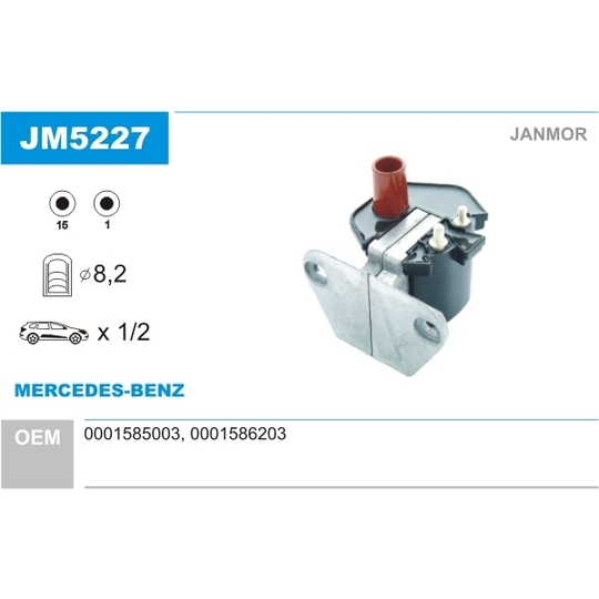 JM5227 - Ignition coil 
