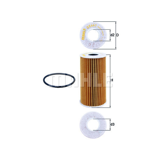 OX 441D - Oil filter 