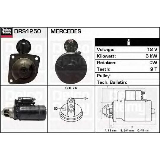 DRS1250 - Starter 