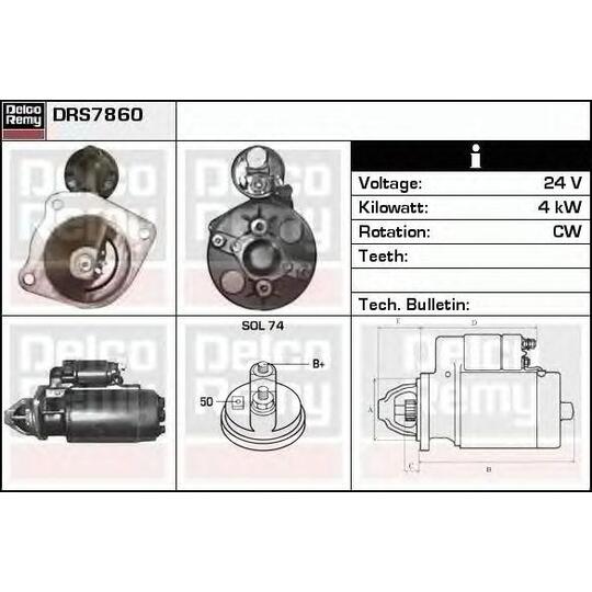 DRS7860 - Starter 