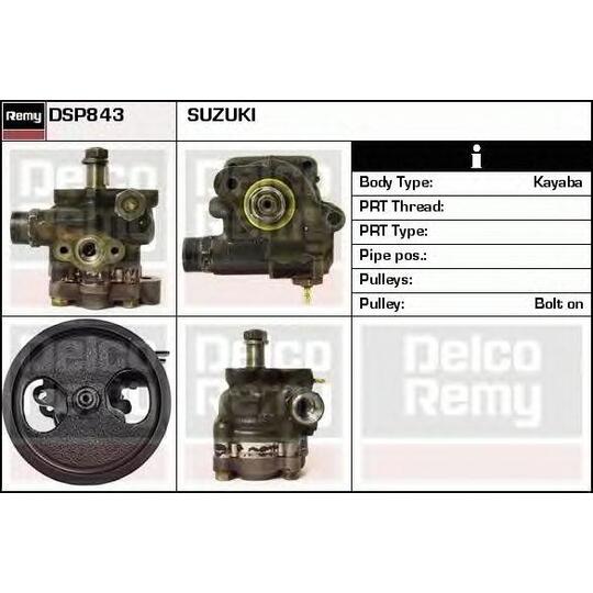 DSP843 - Hydrauliikkapumppu, ohjaus 