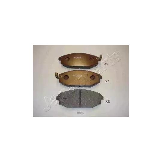 PA-H01P - High Performance Brake Pad Set 