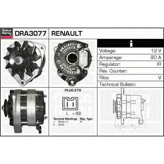 DRA3077 - Generaator 