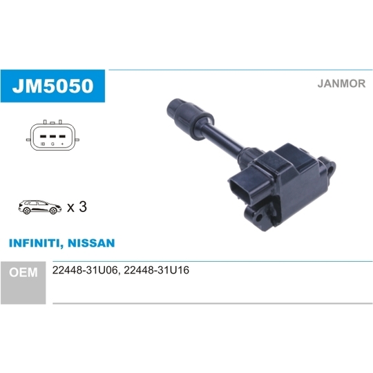 JM5050 - Ignition coil 